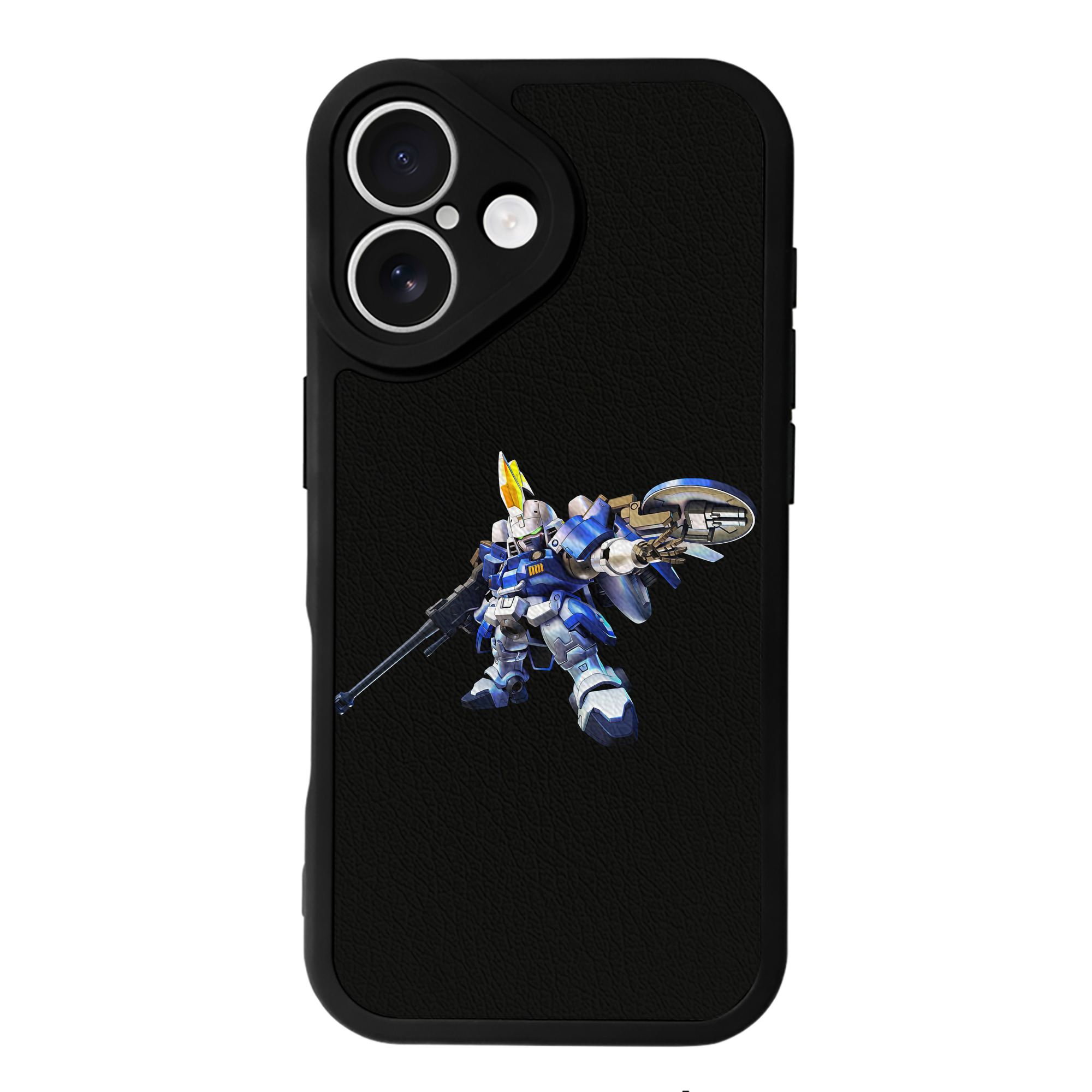 （画像用） 機動戦士ガンダム Mobile Suit Gundam 【iPhone 16シリーズ対応】シリコンスマホケース（レザー調） 材質：シリコン